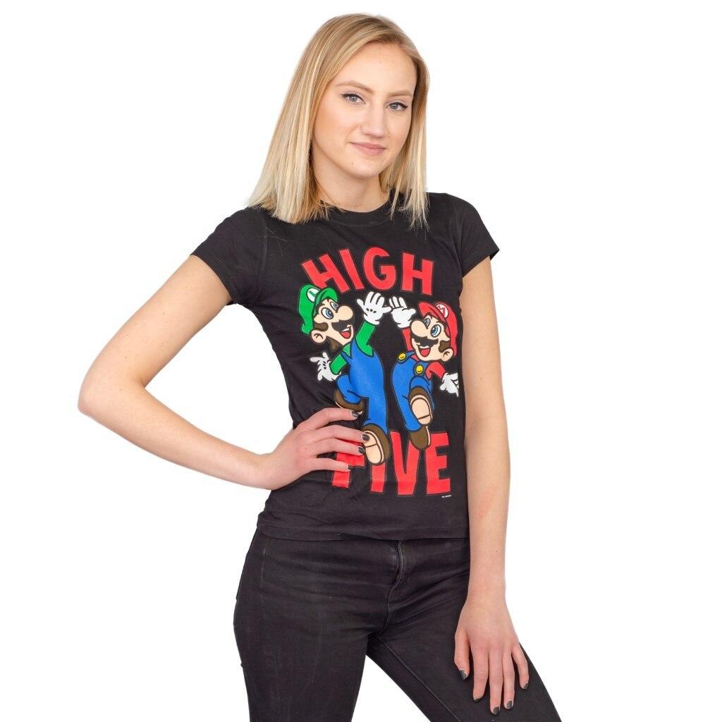 Mario & Luigi High Five Sheer T-shirt-tvso