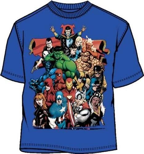 Marvel Comics Team-Ups Brazen Heroes T-shirt-tvso