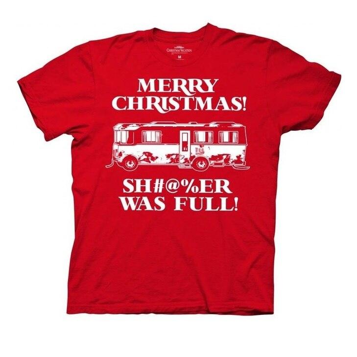Merry Christmas Shitter Was Full Griswolds Adult T-shirt-tvso