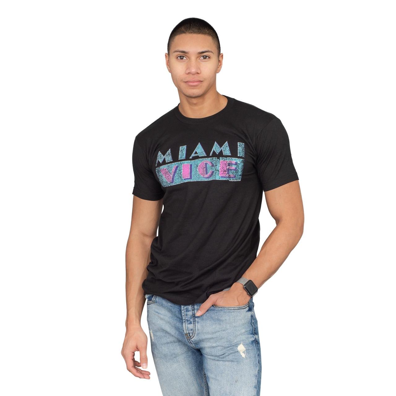 Miami Vice Black T-shirt-tvso