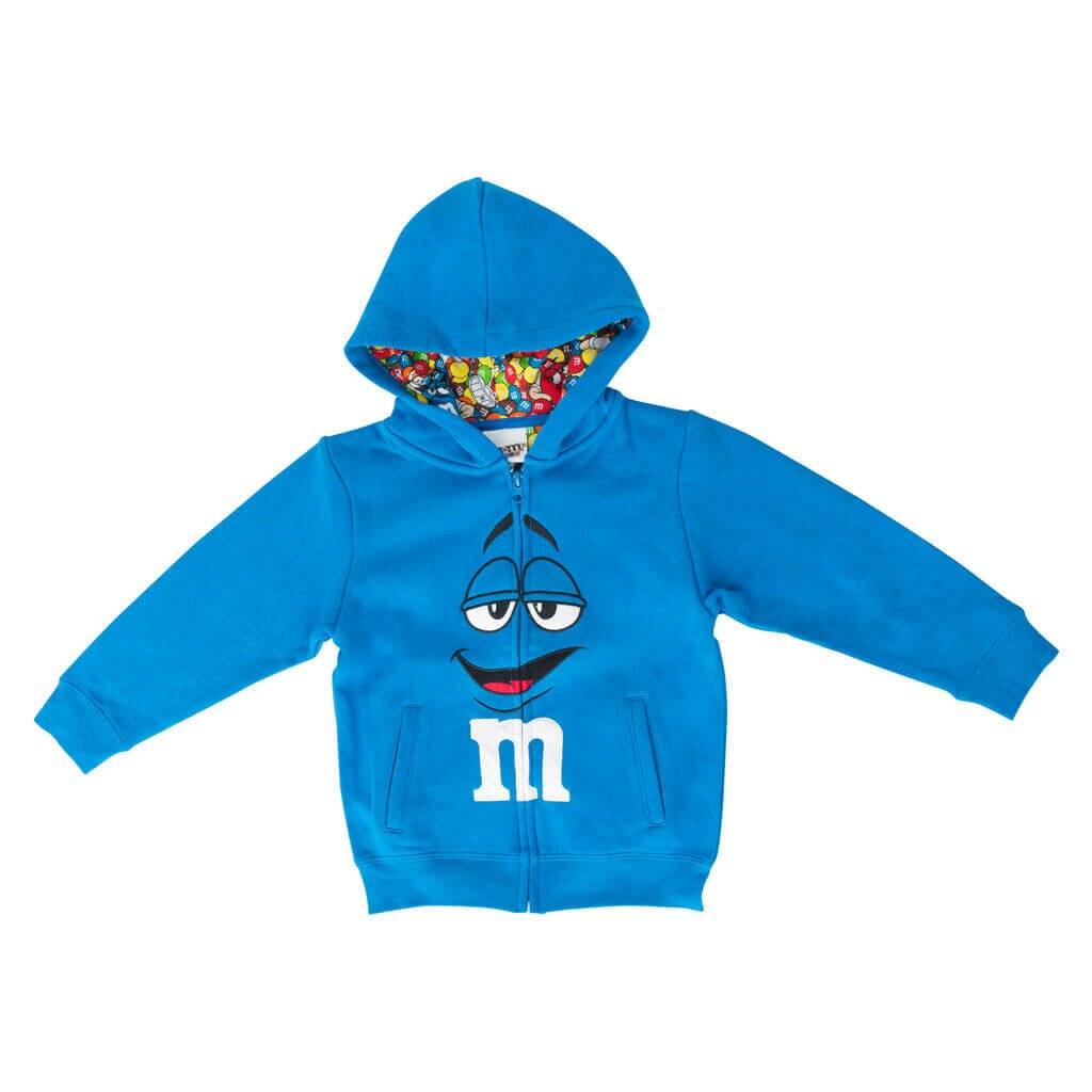 M&M's Zip up Youth Big Face Hoodie Sweatshirt - TVStoreOnline