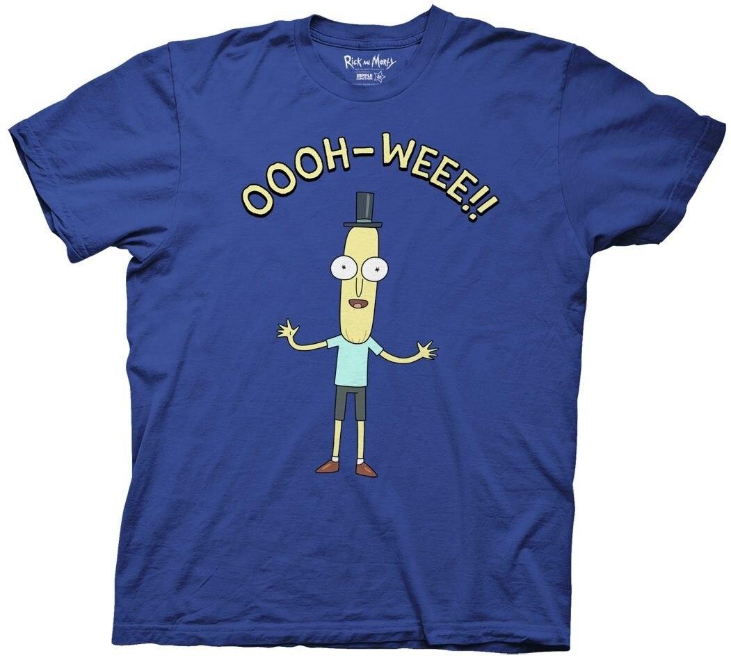 Mr Poopybutthole OOOH WEEE Blue T-shirt-tvso