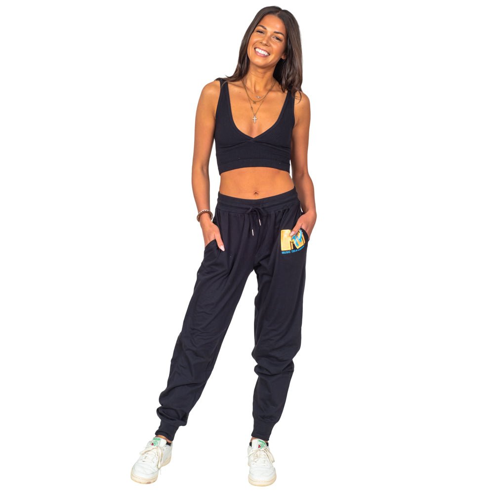 MTV Music Television Adult Unisex Everyday Cotton Jogger Pants - TVStoreOnline