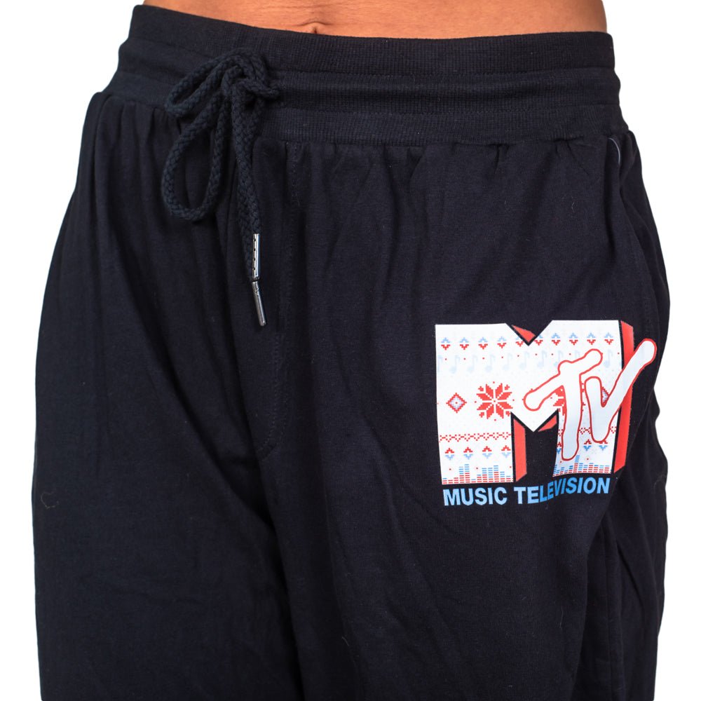 MTV Music Television Adult Unisex Everyday Cotton Jogger Pants - TVStoreOnline