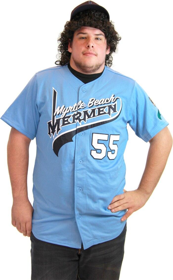 Myrtle Beach Mermen Cap Jersey Halloween Cosplay Costume Set