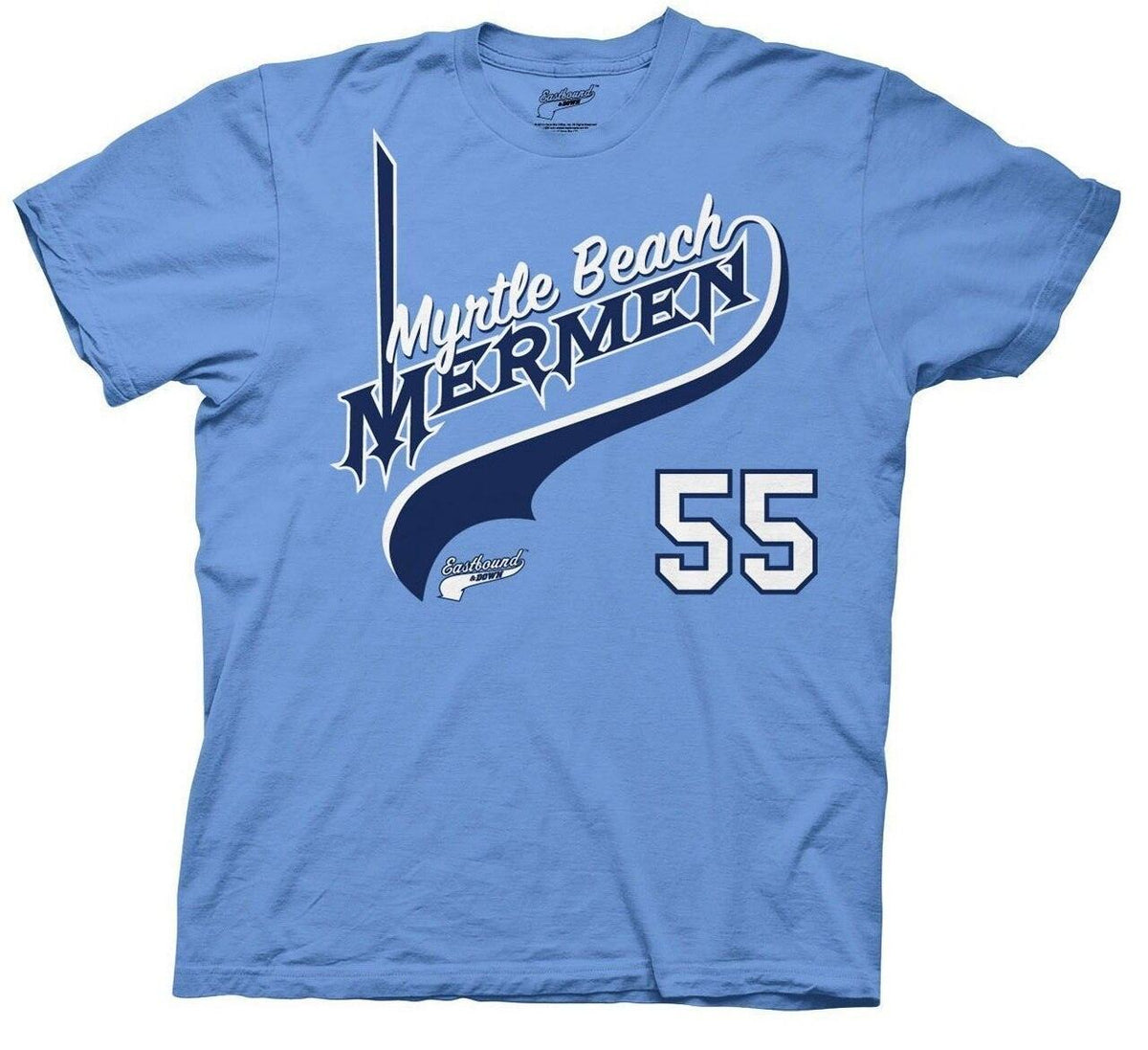 Myrtle Beach Mermen Logo Powers #55 Halloween Cosplay Costume T shirt