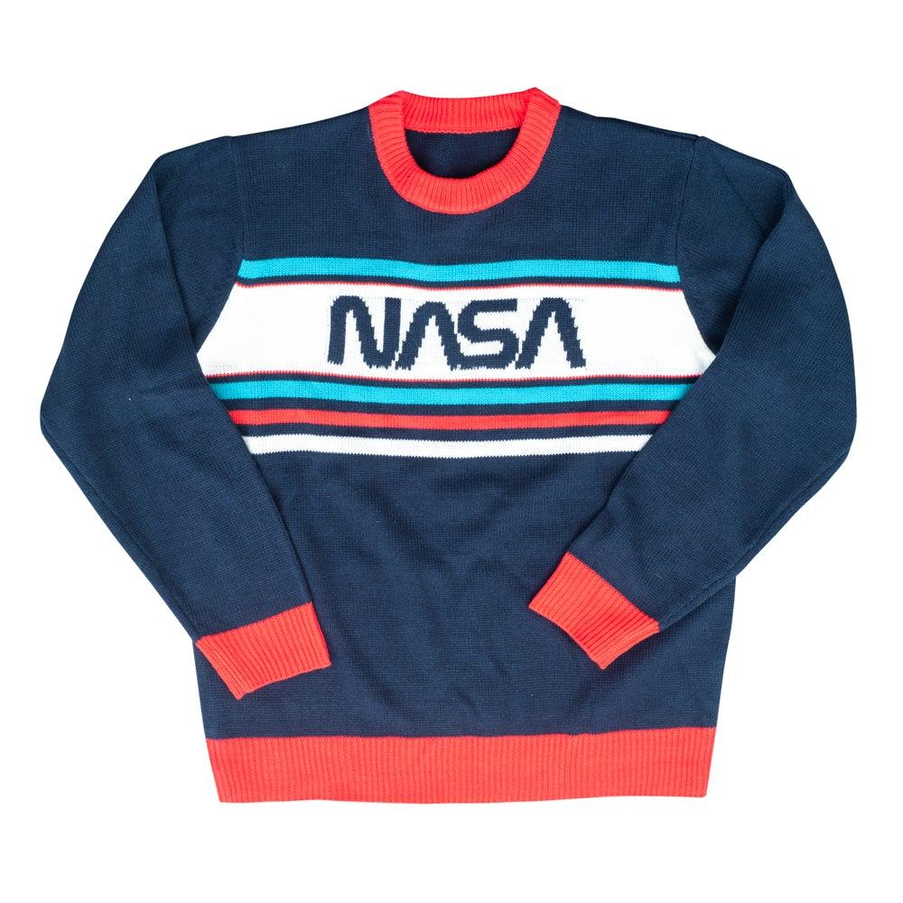 NASA Log 1980s Style Unisex Ugly Christmas Sweater - TVStoreOnline