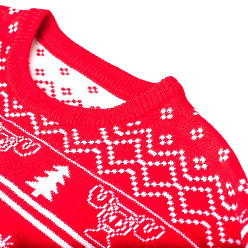 National Lampoon Christmas Vacation Red Eddies Ugly Christmas Sweater - TVStoreOnline