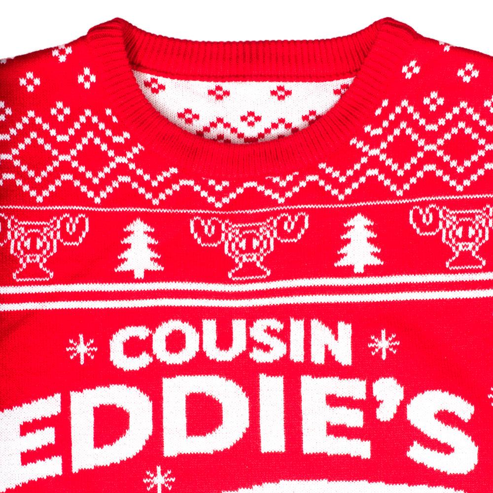 National Lampoon Christmas Vacation Red Eddies Ugly Christmas Sweater - TVStoreOnline