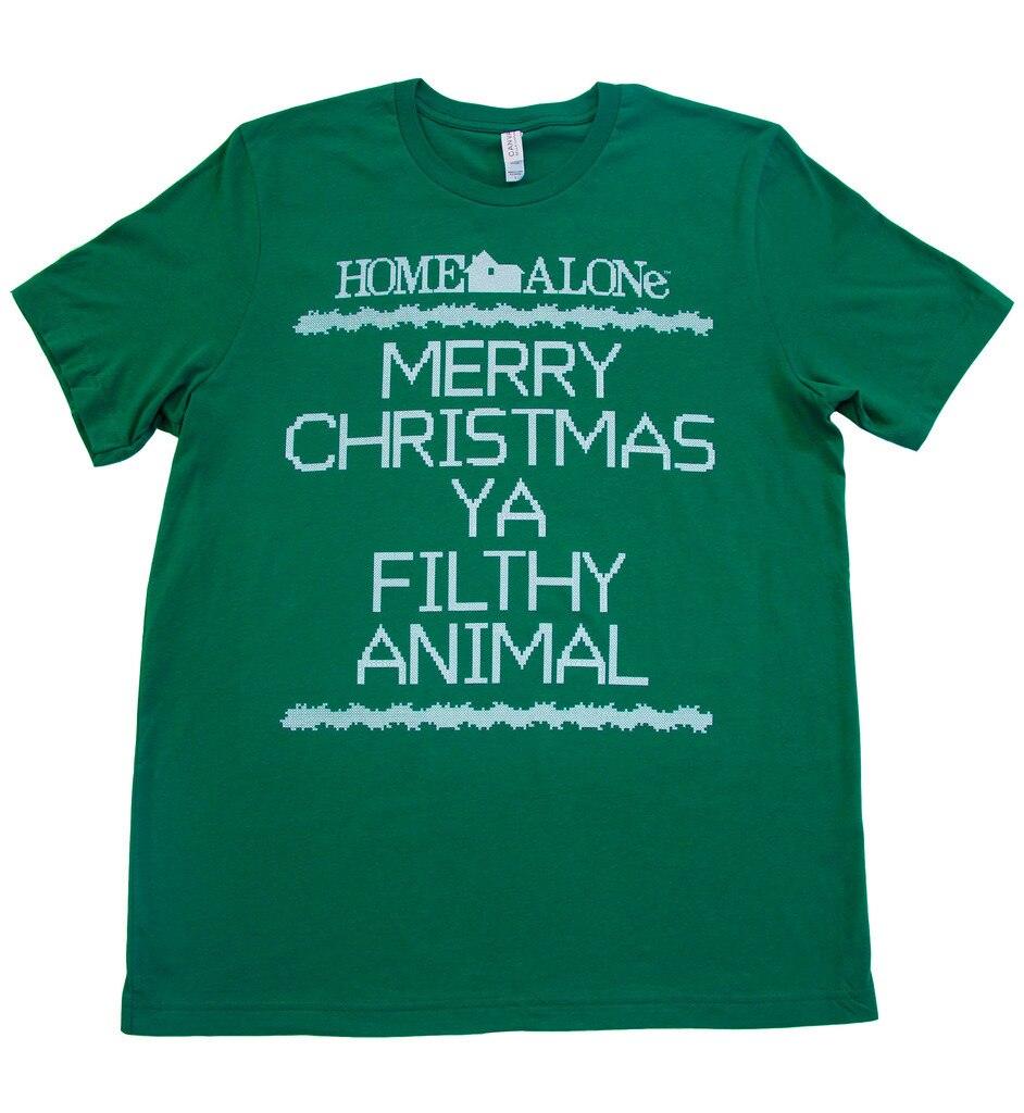 NEW Home Alone Merry Christmas Ya Filthy Animal T-shirt-tvso