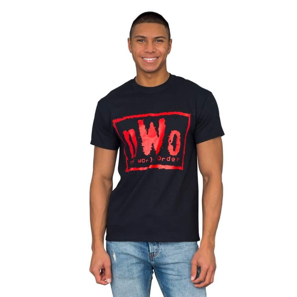 New World Order Red Ink Black T-shirt-tvso