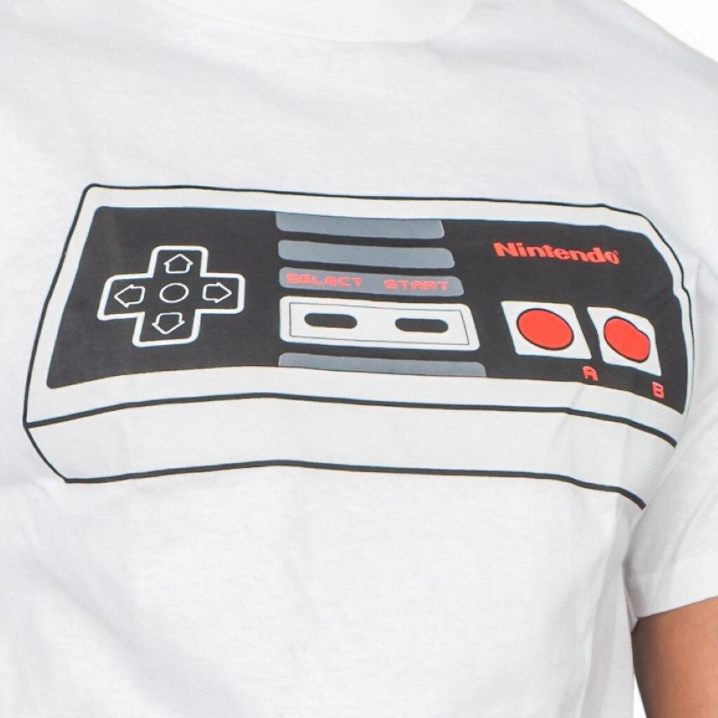 Nintendo Controller White Adult T-shirt-tvso