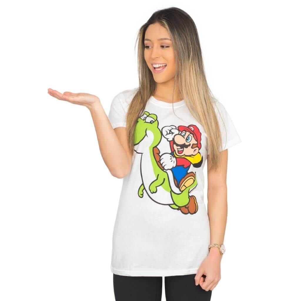 Nintendo Super Mario Riding Yoshi T-shirt-tvso