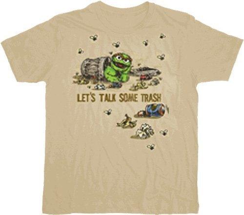 Oscar the Grouch Talk Trash T-shirt-tvso