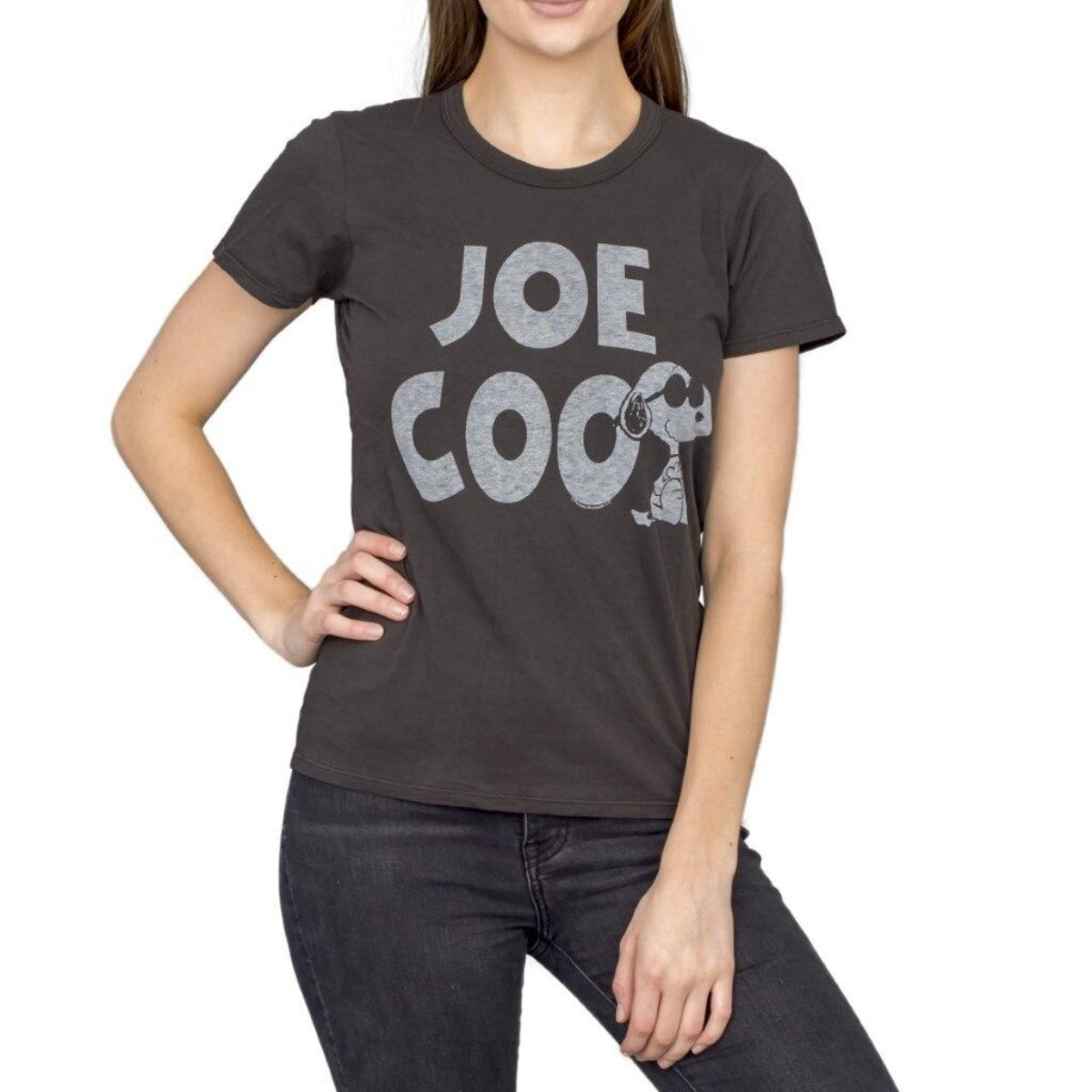 Peanuts Joe Cool Snoopy Juniors T-Shirt-tvso