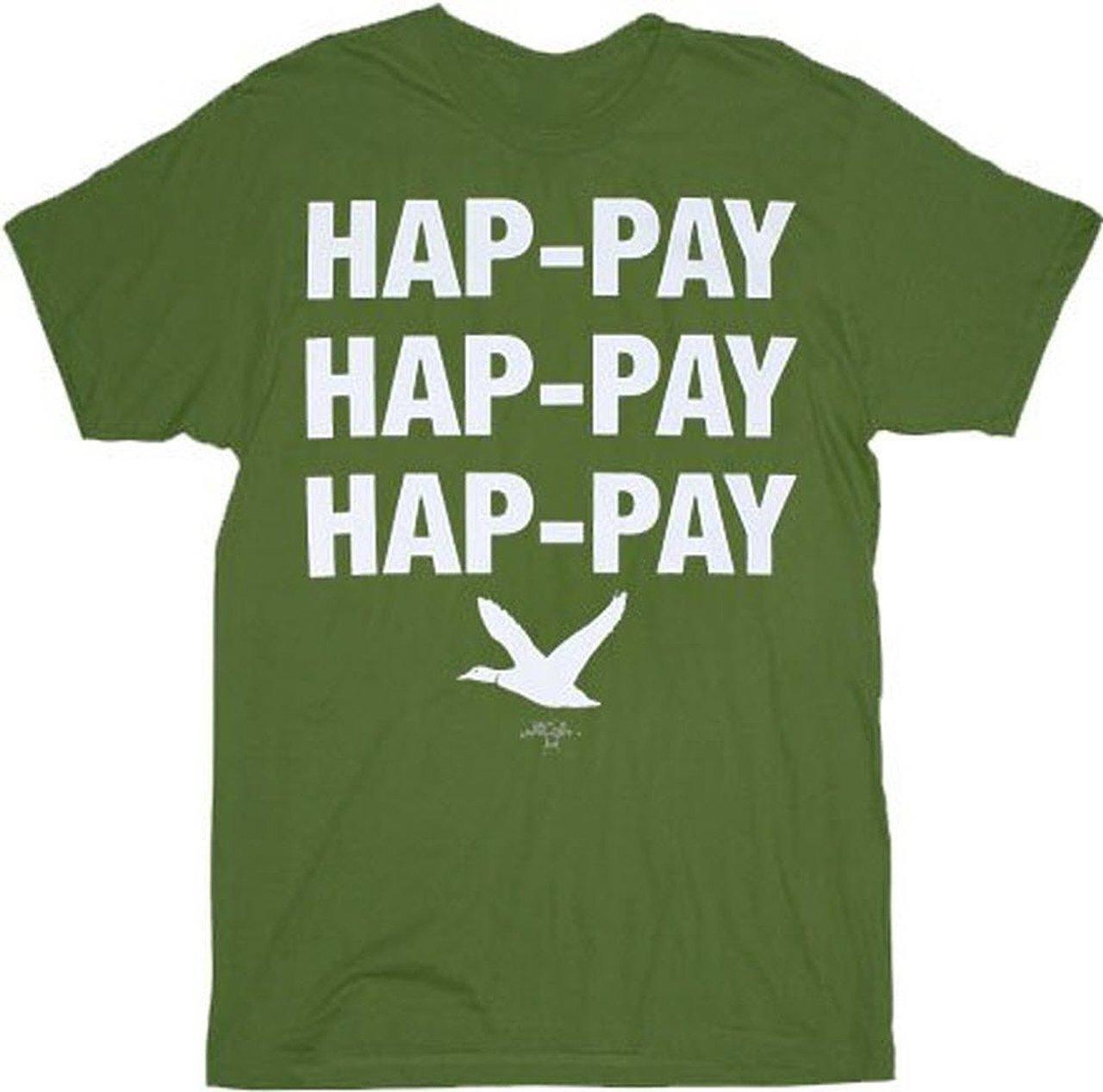 Phil Robertson Hap-pay Hap-pay Hap-pay Duck T-Shirt-tvso