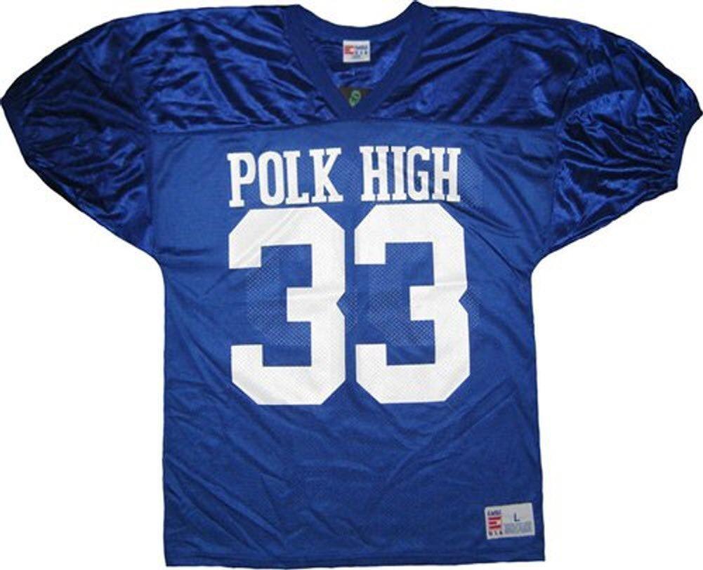 Polk High 33 Officially Licensed Youth Distressed Football Jersey-tvso