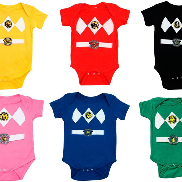 Power Rangers Baby Ranger Costume Infant Romper Power Rangers