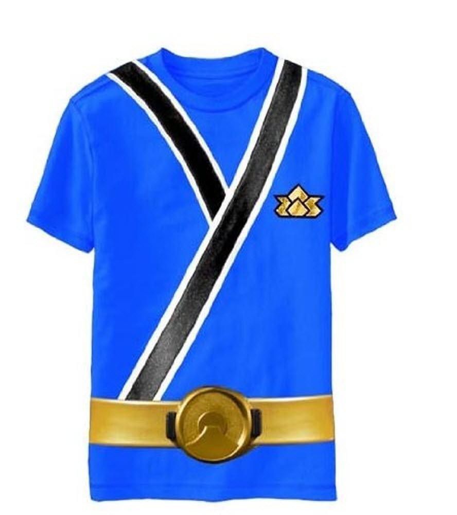 Power Rangers Blue Samurai Ranger Uniform Monster Toddler T-shirt-tvso