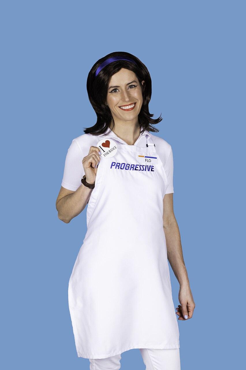 Progressive Flo Insurance Girl Costume Set-tvso