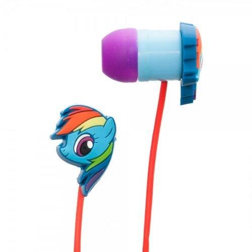 Rainbow Dash Rubber Ear Bud Headphones-tvso