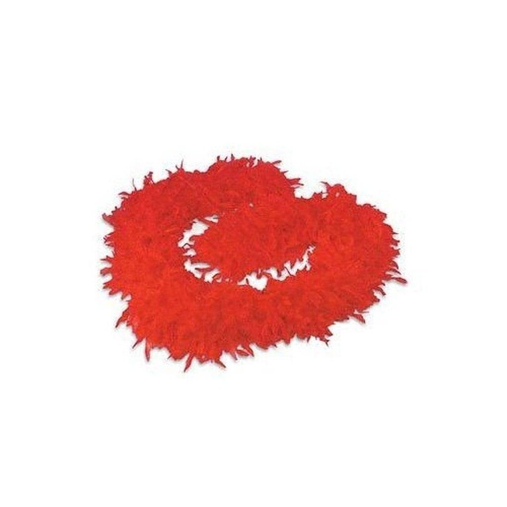 Red Feather Boa-tvso