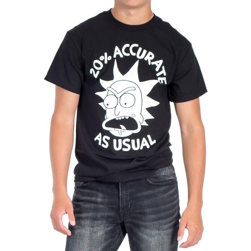 Rick Sanchez Only 20% Accurate As Usual T-Shirt-tvso
