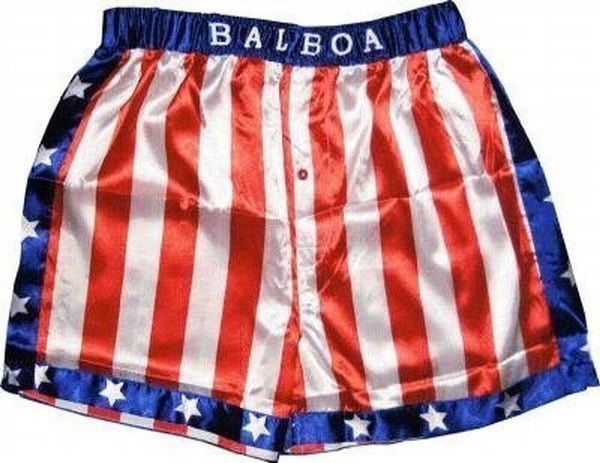 Rocky Balboa Apollo Movie Boxing American Adult Flag Shorts