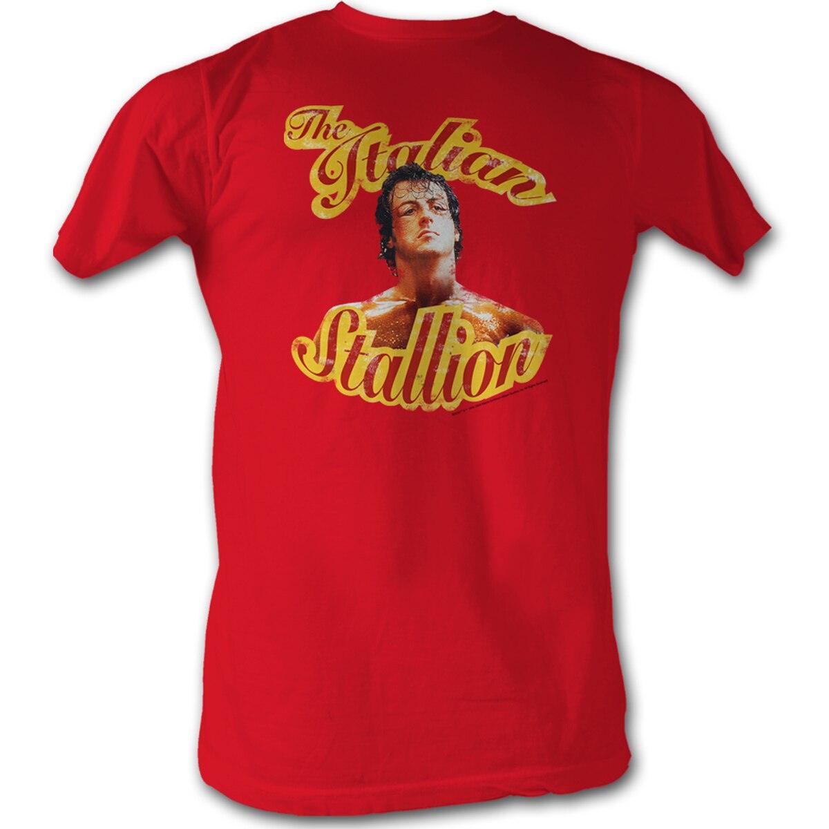 Rocky Italian Stallion Red Image T-shirt-tvso