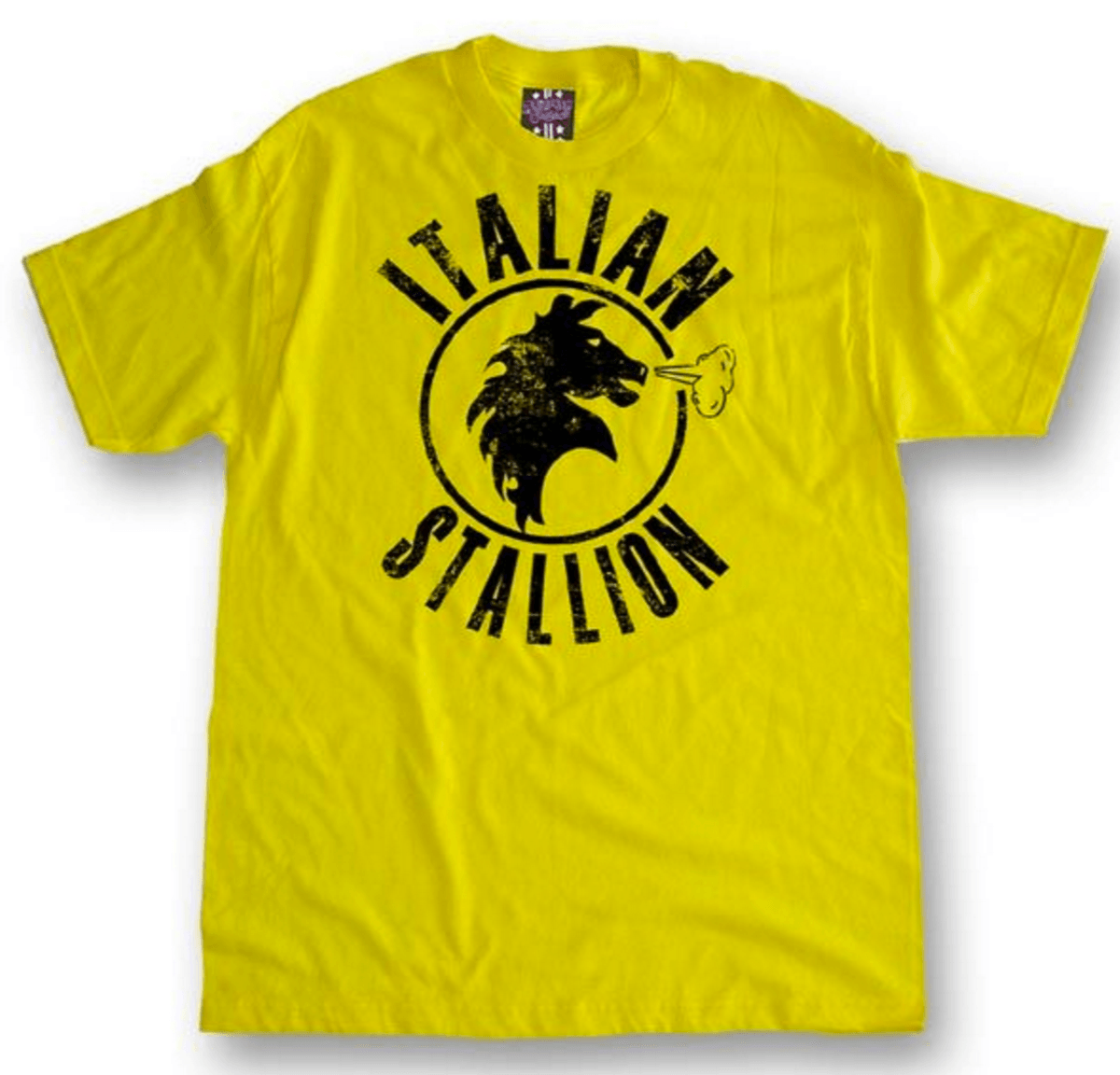 Rocky Italian Stallion Yellow T-shirt-tvso
