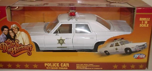 Roscoe's Sheriff Police Car 1:18 Scale Diecast Car-tvso