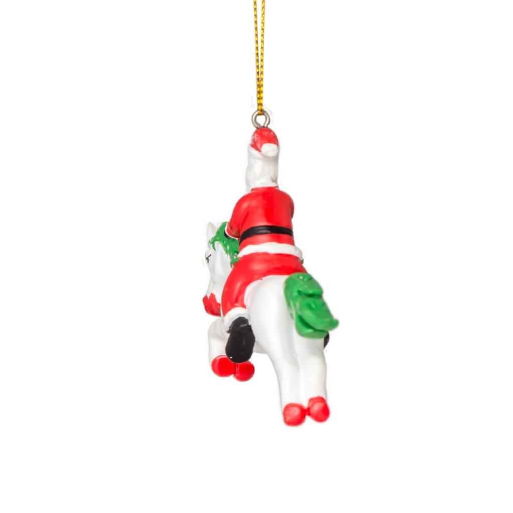 Santa Unicorn Christmas Tree Ornament Decoration 3