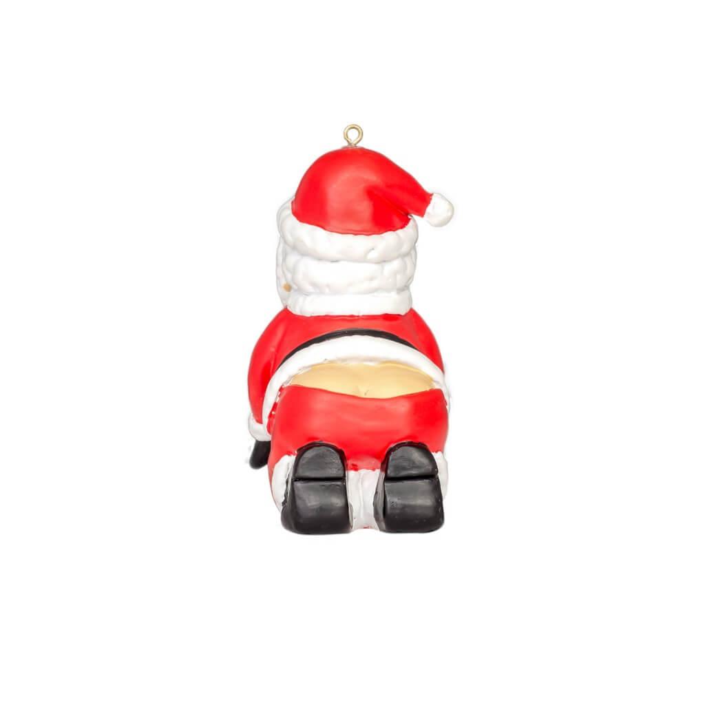 Santa's Behind Christmas Tree Ornament Decoration - TVStoreOnline