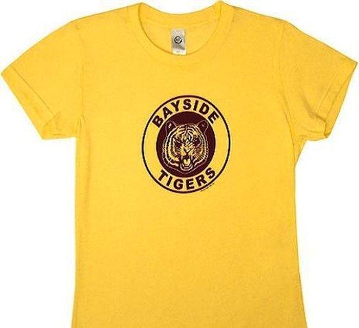 Saved By the Bell Bayside Tigers Juniors Tee-tvso