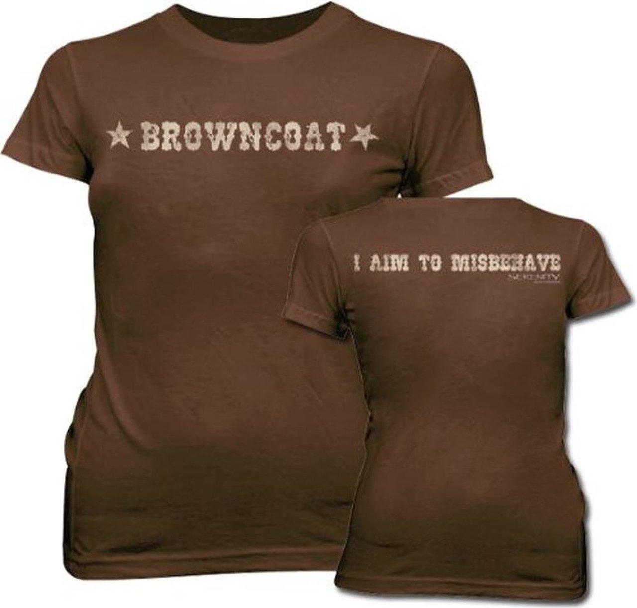 Serenity Browncoat Aim to Misbehave T-shirt-tvso
