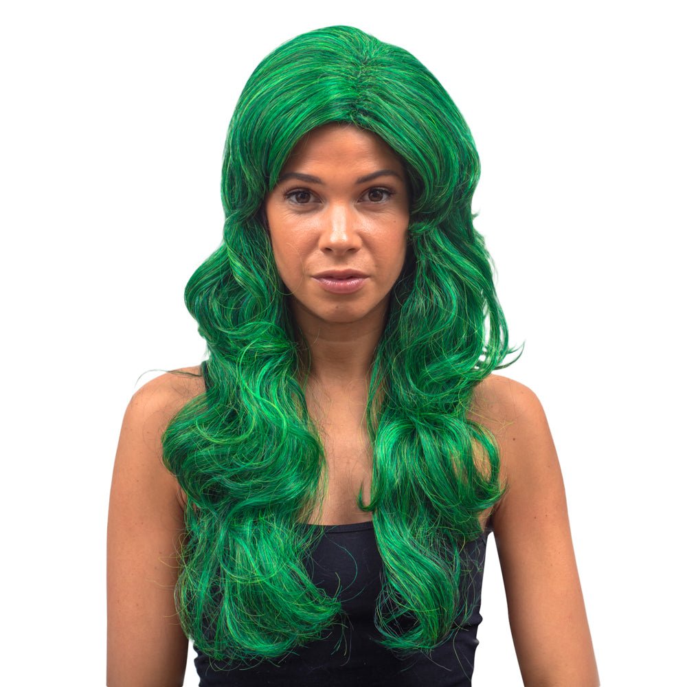 She Green Comic Book TV Show Monster Adult Halloween Costume Wig Cosplay - TVStoreOnline