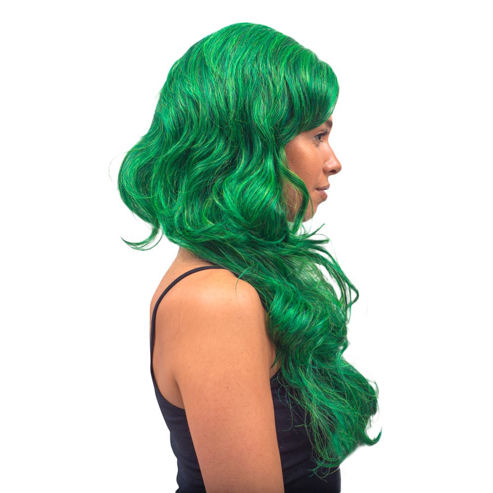 She Green Comic Book TV Show Monster Adult Halloween Costume Wig Cosplay - TVStoreOnline