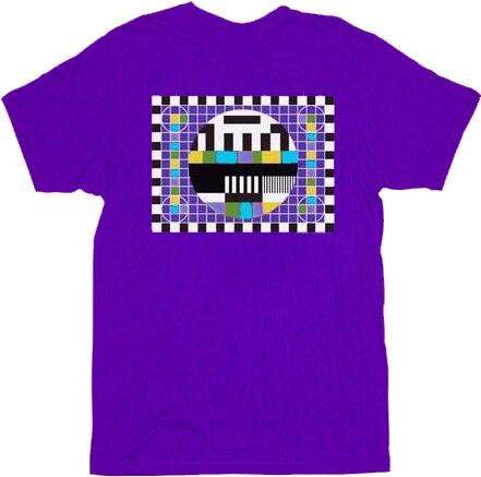 Sheldon Checkered Test Pattern T-shirt-tvso