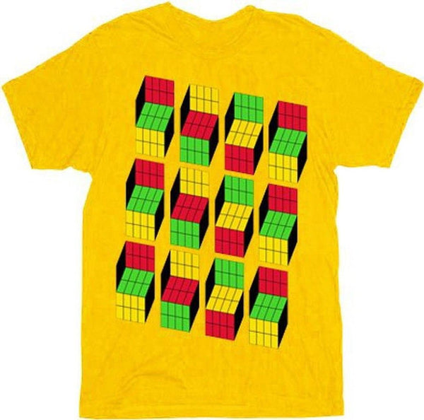 The Big Bang Theory Sheldon Cooper Opti Blocks Adult Mustard T