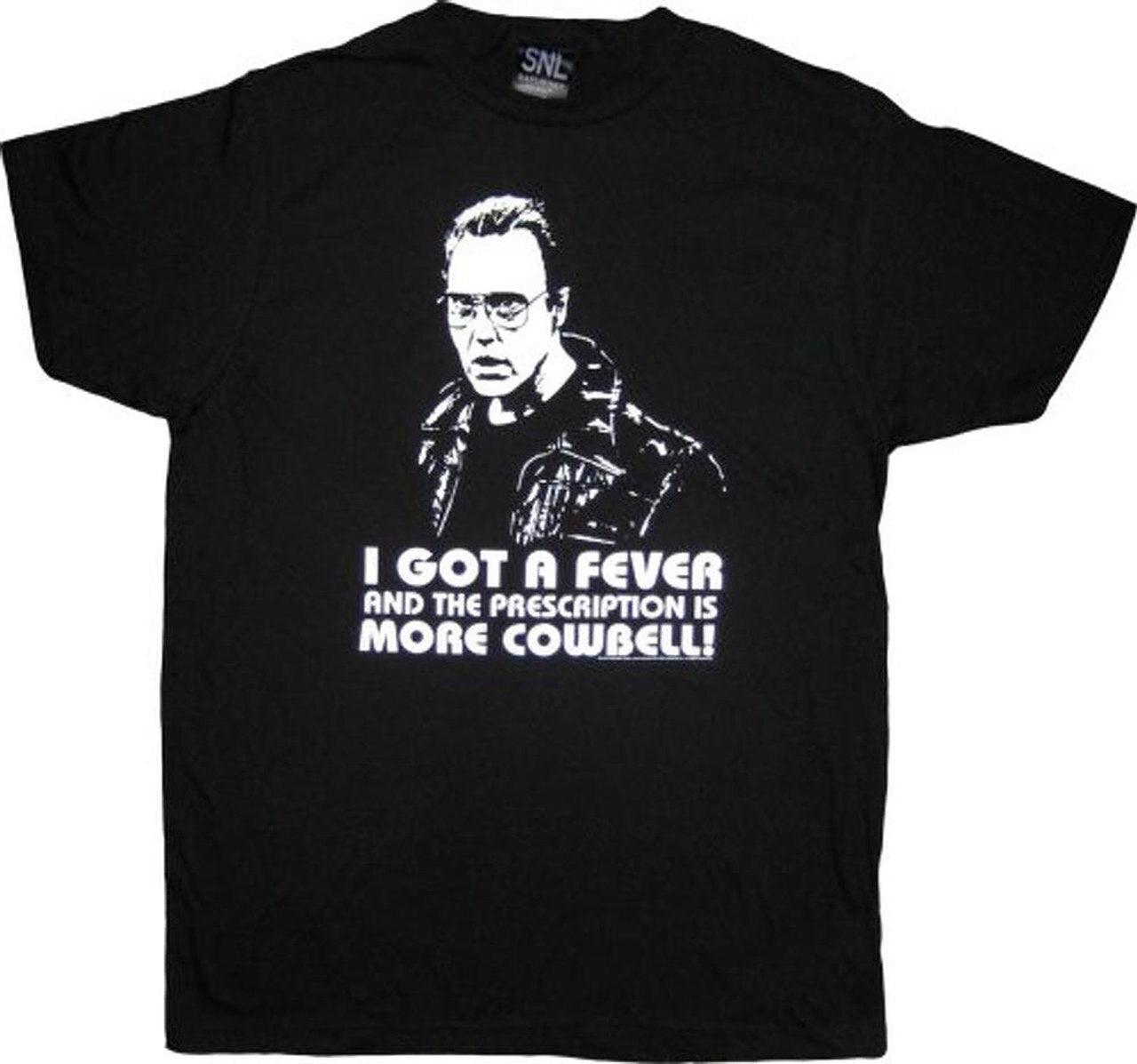 SNL Christopher Walken More Cowbell T-shirt-tvso