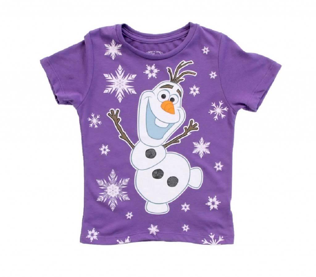 Snowing on Olaf Snowman Girls T-Shirt-tvso