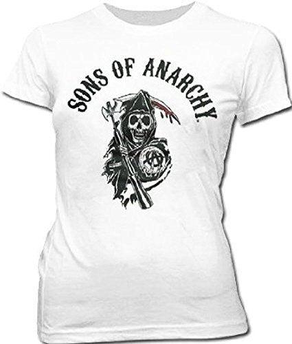 SOA Arched Reaper Juniors Fitted T-Shirt-tvso