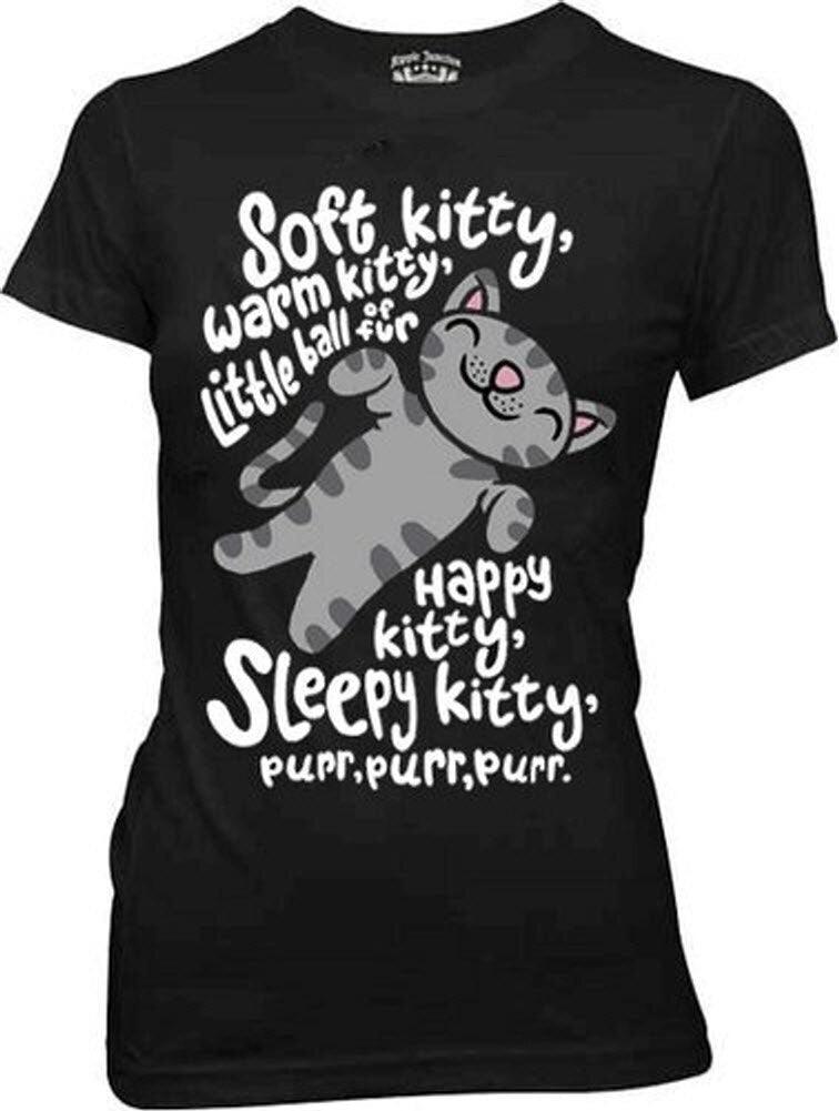 Soft Kitty Warm Kitty Juniors T-Shirt-tvso
