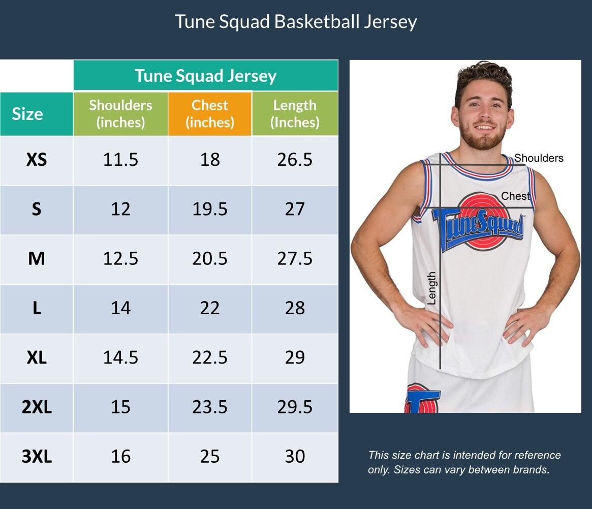 Space Jam Tune Squad Unisex Basketball Halloween Cosplay Costume Jersey - TVStoreOnline