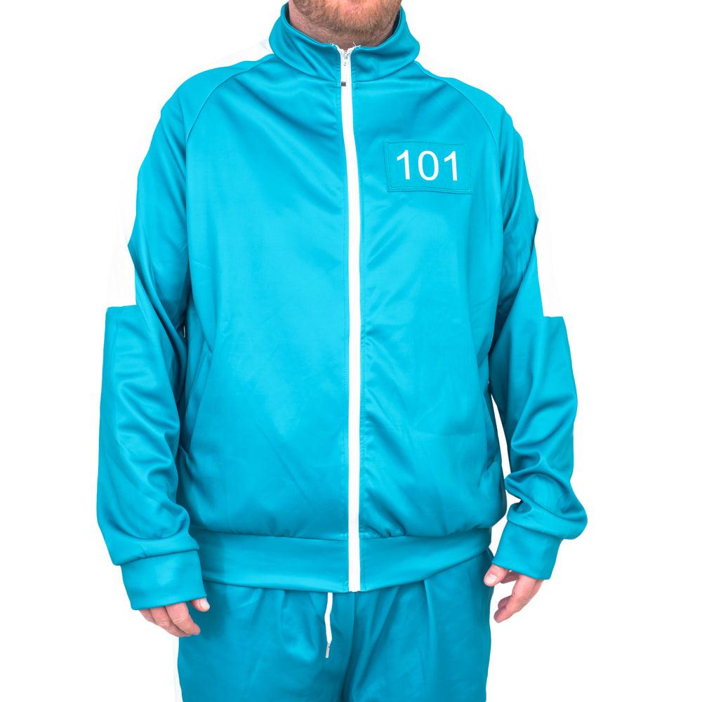 Squid Costume Green Jacket and Pants Halloween Cosplay - TVStoreOnline