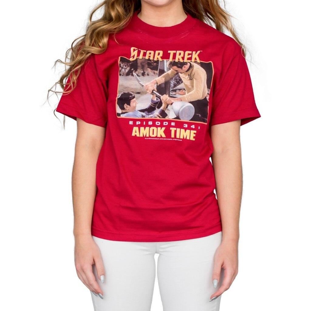 Star Trek Episode 34 Amok Time Cardinal T-Shirt-tvso