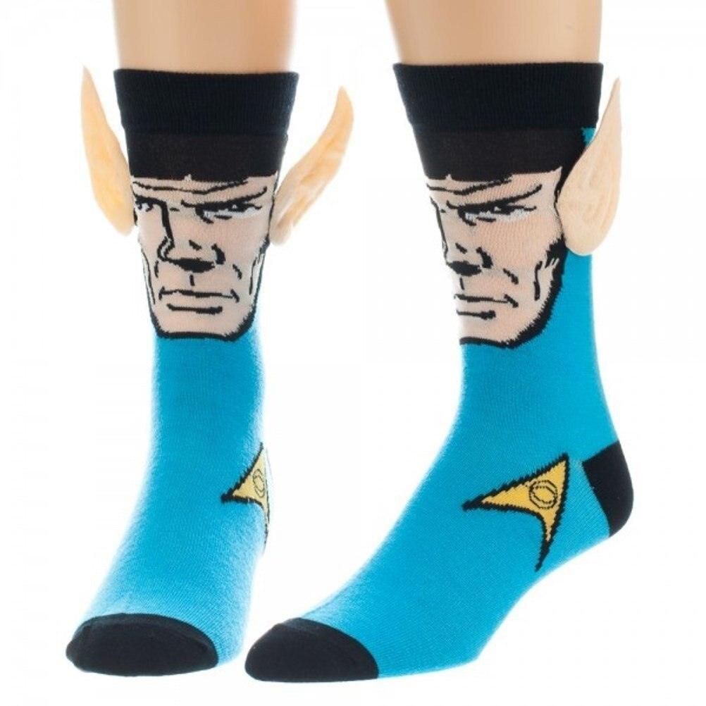 Star Trek Spock Crew Socks with Ears-tvso