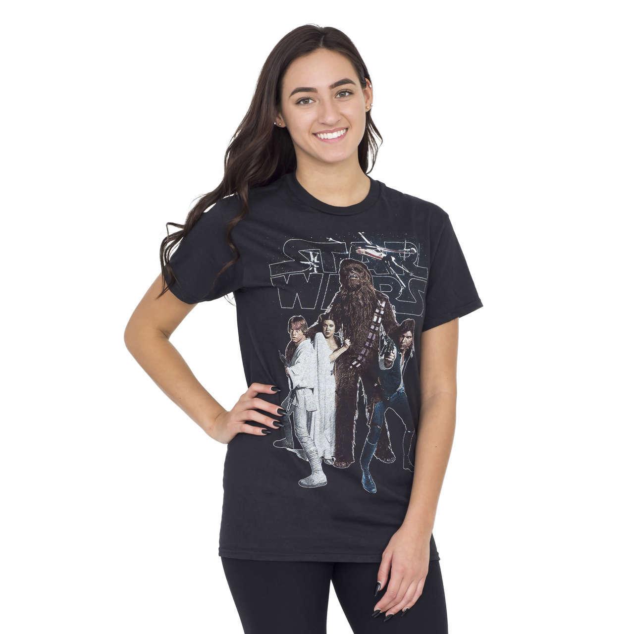 Star Wars Chewie and The Gang T-shirt-tvso