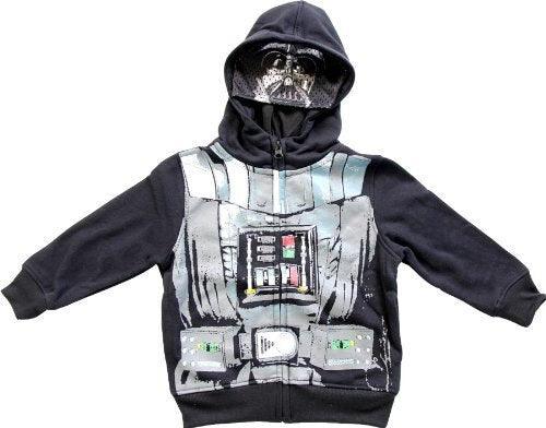 Star Wars Darth Vader Black Zip Up Costume Hoodie Sweatshirt-tvso