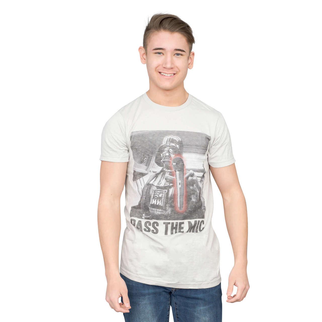 Star Wars Darth Vader Pass the Mic T-Shirt-tvso